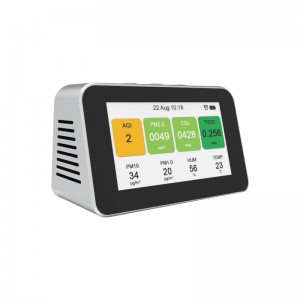 Dienmern 2019 Draagbare luchtkwaliteitsdetector CO2 PM2.5 tester binnenluchtdetector PM1.0 PM10 slimme luchtkwaliteitsmeter HCHO