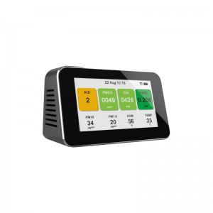 Luchtkwaliteitstester Draagbare laser PM2.5 Detector Slimme monitor voor thuiskantoor auto